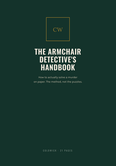 The Armchair Detective's Handbook